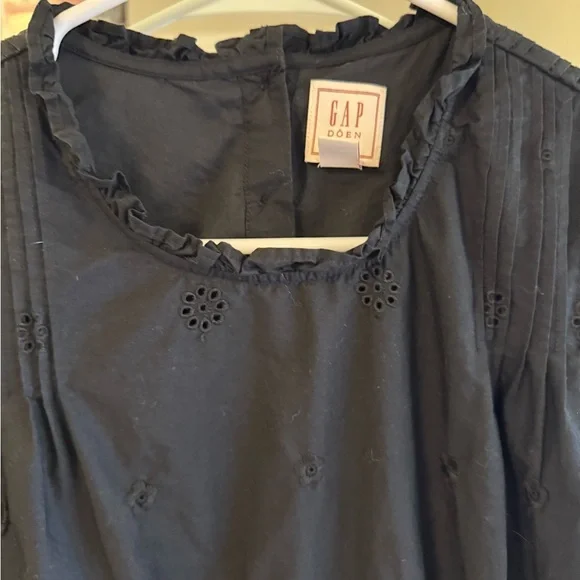 GAP Women's Black Midi Dress - Picture 5 of 7